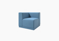 1인용 모서리형 소파