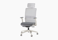 헤드레스트형 의자_화이트